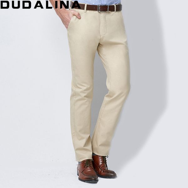 wholesale- dudalina brand spring summer casual pants new fashion 2017 slim straight men casual pants 100% cotton man trousers plus size, Black
wholesale- dudalina brand spring summer casual pants new fashion 2017 slim straight men casual pants 100% cotton man trousers plus size, Black