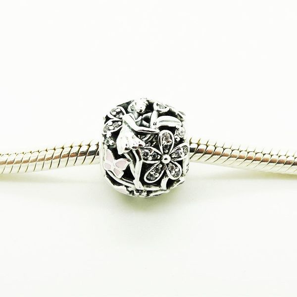 dazzling daisy fairy charms fits pandora charms bracelet light pink enamel&clear cz beads for jewelry making 925 sterling silver, Black
dazzling daisy fairy charms fits pandora charms bracelet light pink enamel&clear cz beads for jewelry making 925 sterling silver, Black