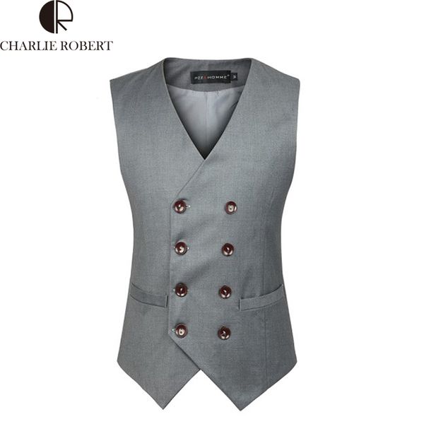 wholesale-mens double breasted vest colete masculino men dress suit vest men formal black gtrey vest suit gilet vest double beasted, White;black
wholesale-mens double breasted vest colete masculino men dress suit vest men formal black gtrey vest suit gilet vest double beasted, White;black