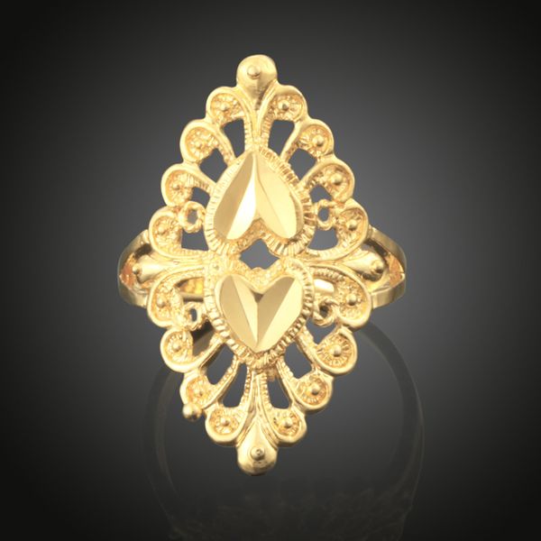 18k real gold vacuum plating wedding rings double heart flower laides ring for women men couple price, Slivery;golden
18k real gold vacuum plating wedding rings double heart flower laides ring for women men couple price, Slivery;golden