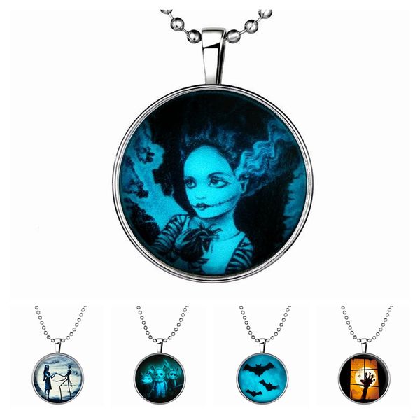 halloween night light man women necklace bat ghost dialogue round pendant long necklace kim kardashian jewelry bohemian necklace, Silver
halloween night light man women necklace bat ghost dialogue round pendant long necklace kim kardashian jewelry bohemian necklace, Silver