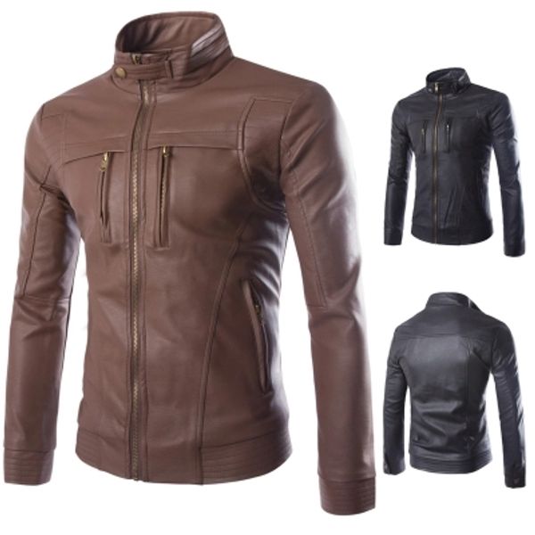 Leather Jacket Men Warm Winter Jackets Coats Design Brand Pu Leather Jacket Men Slim Fit Motocycle Biker Jacket
Leather Jacket Men Warm Winter Jackets Coats Design Brand Pu Leather Jacket Men Slim Fit Motocycle Biker Jacket