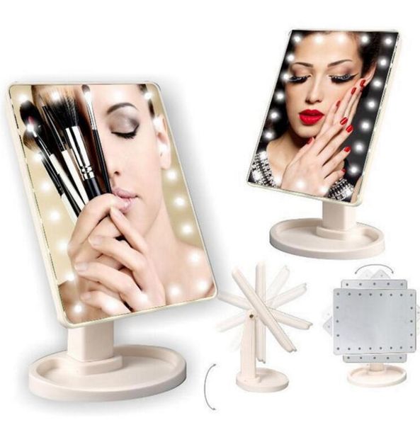 Make Up LED Mirror 360 Degree Rotation Touch Screen Make Up Cosmetic Folding Portable Compact Pocket With 22 LED Light Makeup Mirror KKA2635
Make Up LED Mirror 360 Degree Rotation Touch Screen Make Up Cosmetic Folding Portable Compact Pocket With 22 LED Light Makeup Mirror KKA2635