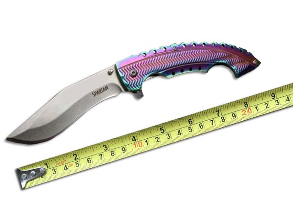 Cold Steel Spartan Folding Knife StoneWash 5Cr15Mov 57HRC Color Handle Outdoor Tactical Knife Camping Survival Knife F722L
Cold Steel Spartan Folding Knife StoneWash 5Cr15Mov 57HRC Color Handle Outdoor Tactical Knife Camping Survival Knife F722L