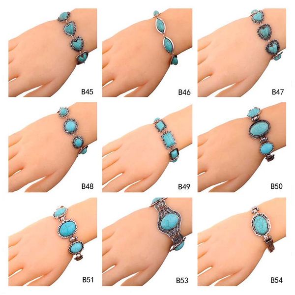 square oval european beads charm bracelets 8 pieces a lot mixed style women's diy tibetan silver turquoise bracelet gttqb5, Golden;silver
square oval european beads charm bracelets 8 pieces a lot mixed style women's diy tibetan silver turquoise bracelet gttqb5, Golden;silver