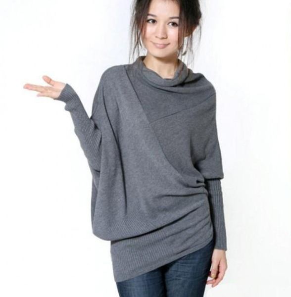 wholesale- autumn winter casual fashion women clothing loose big size bat long sleeve turtleneck pullover oversized sweater crochet blouse, White;black
wholesale- autumn winter casual fashion women clothing loose big size bat long sleeve turtleneck pullover oversized sweater crochet blouse, White;black