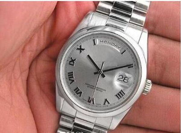 luxur details about mens platinum president rhodium roman dial 118206 new dress watch men's watches wristwatch, Slivery;brown
luxur details about mens platinum president rhodium roman dial 118206 new dress watch men's watches wristwatch, Slivery;brown