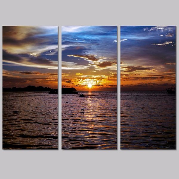big size 3pcs/set landscape decoration sun wall art picture sunset gold clouds seascape canvas painting for living room unframed
big size 3pcs/set landscape decoration sun wall art picture sunset gold clouds seascape canvas painting for living room unframed