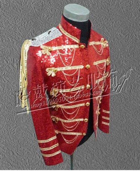han edition character costumes bar singer star man new stage performance clothing clubs sequins host coat/s - 4 xl, Black;red
han edition character costumes bar singer star man new stage performance clothing clubs sequins host coat/s - 4 xl, Black;red