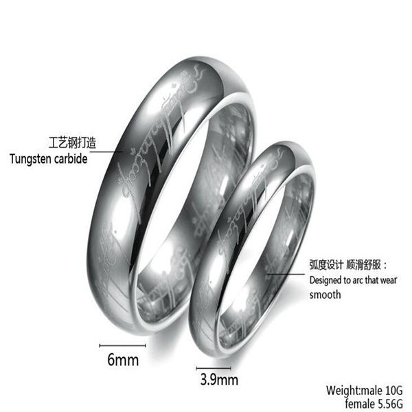 us size 5 to15 width 6mm/3.9mm the tungsten carbide one ring of power gold / silver warm love, Golden;silver
us size 5 to15 width 6mm/3.9mm the tungsten carbide one ring of power gold / silver warm love, Golden;silver