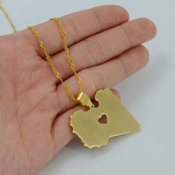 State of Libya of Pendant Necklace for Women/Men 18K Yellow Gold Plated Jewelry Libya Map Necklaces #005505
State of Libya of Pendant Necklace for Women/Men 18K Yellow Gold Plated Jewelry Libya Map Necklaces #005505
