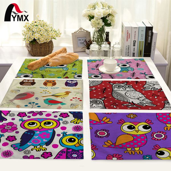 wholesale- cute cartoon owl pattern table mat kitchen decoration table napkin for wedding fashion table mat dining accessories
wholesale- cute cartoon owl pattern table mat kitchen decoration table napkin for wedding fashion table mat dining accessories