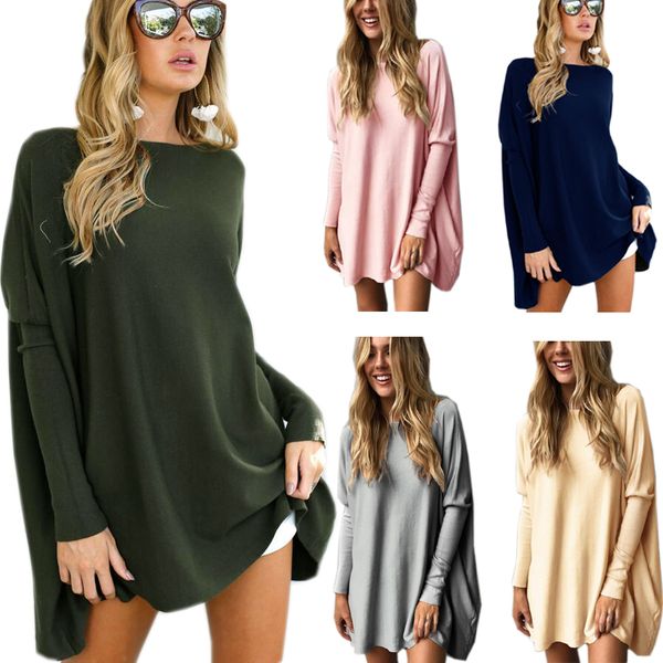 wholesale- 8 colour 2017 autumn winter dress round neck long sleeves solid color velvet casual dress office loose vestidos, White;black
wholesale- 8 colour 2017 autumn winter dress round neck long sleeves solid color velvet casual dress office loose vestidos, White;black