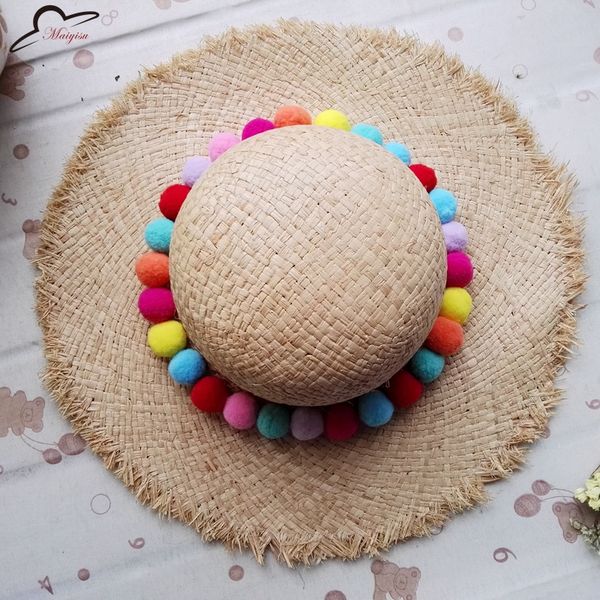оптовая продажа-красочные пушистый мяч соломенные шляпы raffia летний пляж полоса большие широкие поля шляпы солнца черный белый для женщин, Blue;gray
оптовая продажа-красочные пушистый мяч соломенные шляпы raffia летний пляж полоса большие широкие поля шляпы солнца черный белый для женщин, Blue;gray