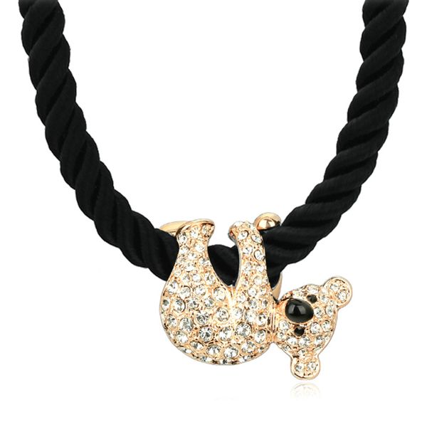 double fair love animal coala rope chain chokers necklaces & pendants silver /rose gold color fashion jewelry for women dfn153
double fair love animal coala rope chain chokers necklaces & pendants silver /rose gold color fashion jewelry for women dfn153
