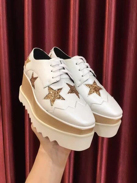 новое прибытие итальянская марка stella mccartney обувь женская обувь причинные stars клинья подошва 100% из натуральной кожи, Black
новое прибытие итальянская марка stella mccartney обувь женская обувь причинные stars клинья подошва 100% из натуральной кожи, Black