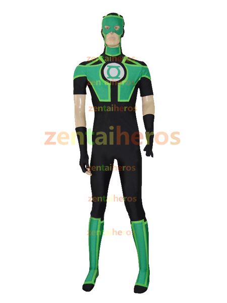 new style black ahd green lantern short sleeves superhero costume halloween party cosplay zentai suit, Black;red
new style black ahd green lantern short sleeves superhero costume halloween party cosplay zentai suit, Black;red