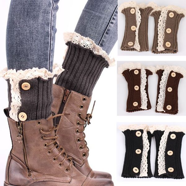 new women boot cuff short button down lace knitted leg warmers foot socks boot cuff lace knit leg warmer ing, Black;white
new women boot cuff short button down lace knitted leg warmers foot socks boot cuff lace knit leg warmer ing, Black;white