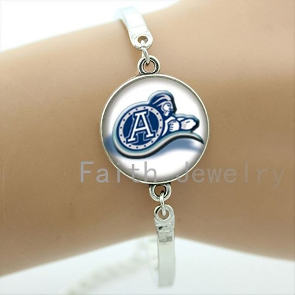

New fashion men accessory rugby jewelry american football sport bracelet glass cabochon sports Team bracelets handamde NF072