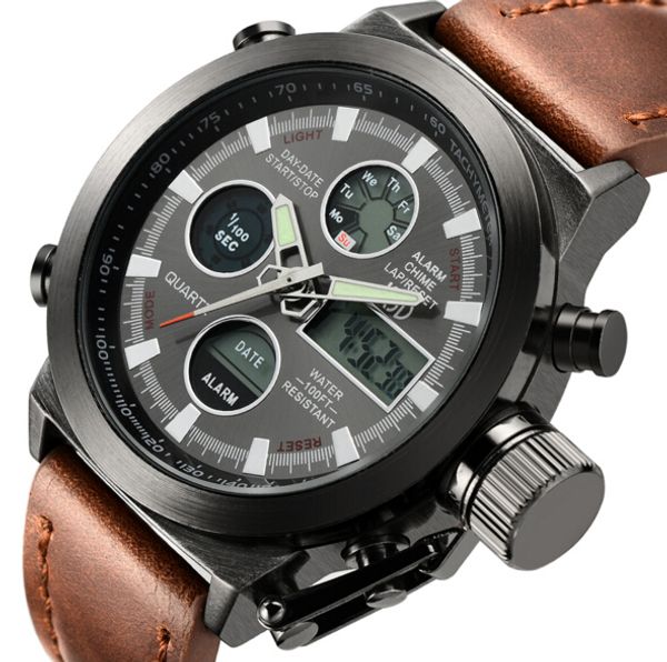 brand luxury men tactical military army digital led quartz outdoor sports watches military relogio masculino clock wristwatches, Slivery;brown
brand luxury men tactical military army digital led quartz outdoor sports watches military relogio masculino clock wristwatches, Slivery;brown