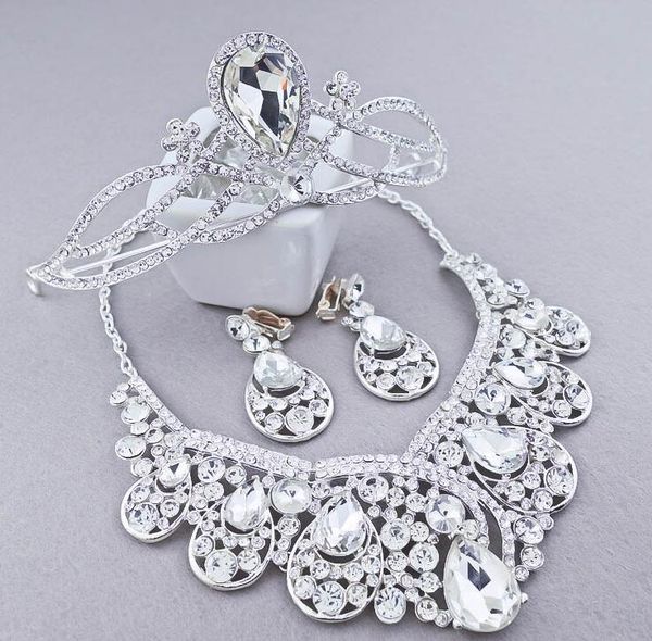 romantic crown necklace earrings shiny crystals wedding bridal jewelry set dress accessories 2017 wedding jewelry sets, Slivery;golden
romantic crown necklace earrings shiny crystals wedding bridal jewelry set dress accessories 2017 wedding jewelry sets, Slivery;golden
