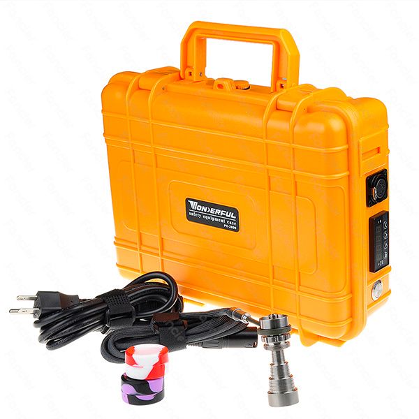 waterproof case electric dab nail 10mm/16mm/20mm titanium nail for vape heating coil dab nail ing