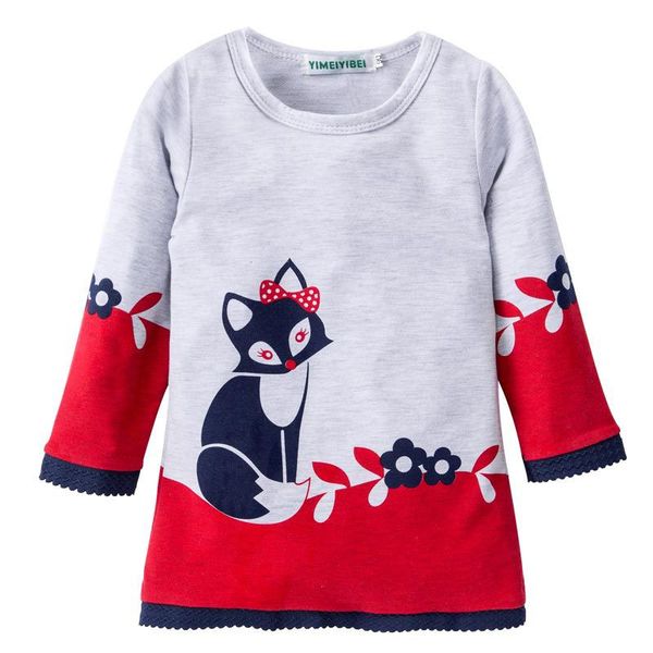 baby girls fox printed flower dresses toddler long sleeve lace princessdress cartoon cotton animal fashion dresses, Red;yellow
baby girls fox printed flower dresses toddler long sleeve lace princessdress cartoon cotton animal fashion dresses, Red;yellow