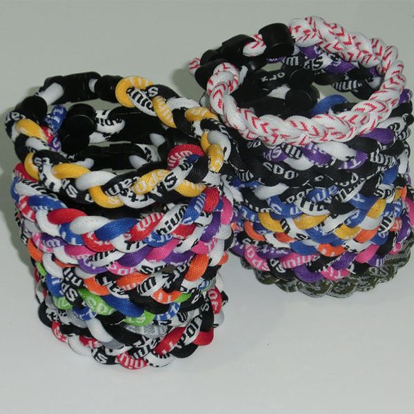 power energy sport bracelets wristbands inner titanium outside nylon help with recover, Golden;silver
power energy sport bracelets wristbands inner titanium outside nylon help with recover, Golden;silver