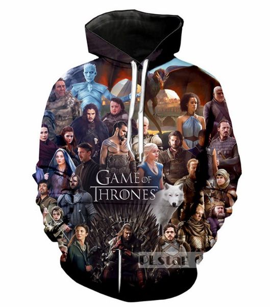 новейшая мода женщины / мужчины tv game of thrones джон сноу старк смешно 3d печатных повседневная толстовки толстовка плюс размер p44, Black
новейшая мода женщины / мужчины tv game of thrones джон сноу старк смешно 3d печатных повседневная толстовки толстовка плюс размер p44, Black