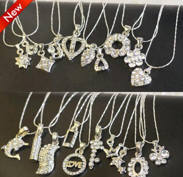 10pcs/lot mix style silver plated crystal pendant necklace choker for diy craft fashion jewelry ne20, Golden;silver
10pcs/lot mix style silver plated crystal pendant necklace choker for diy craft fashion jewelry ne20, Golden;silver