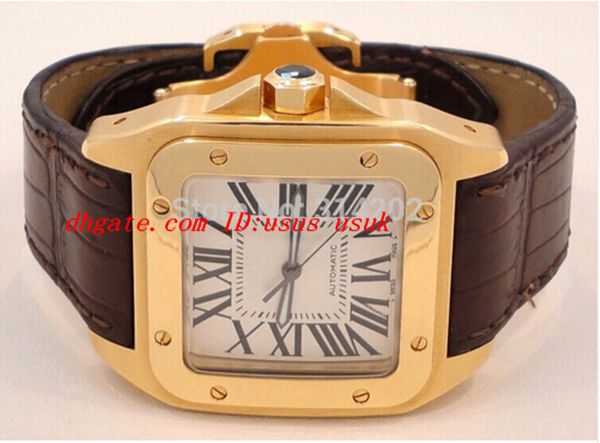 luxury wristwatches w20071y1 roman white dial gold bezel brown leather strap mechanical automatic fashion men's watches, Slivery;brown
luxury wristwatches w20071y1 roman white dial gold bezel brown leather strap mechanical automatic fashion men's watches, Slivery;brown