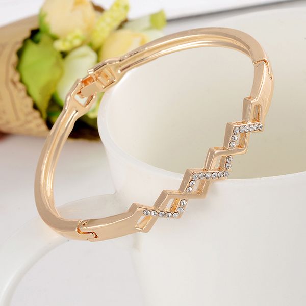 wholesale- delicate new fashion women/lady's 18k yellow gold plated clear austrian crystal bracelets & bangles jewelry gifts, White
wholesale- delicate new fashion women/lady's 18k yellow gold plated clear austrian crystal bracelets & bangles jewelry gifts, White