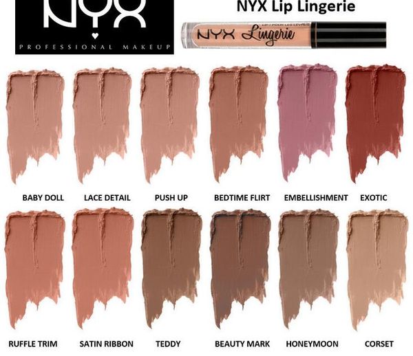 nyx lip lingerie do not stick a cup of lipstick 12 colors for choose waterproof long-lasting lipgloss matte liquid lipstick
nyx lip lingerie do not stick a cup of lipstick 12 colors for choose waterproof long-lasting lipgloss matte liquid lipstick