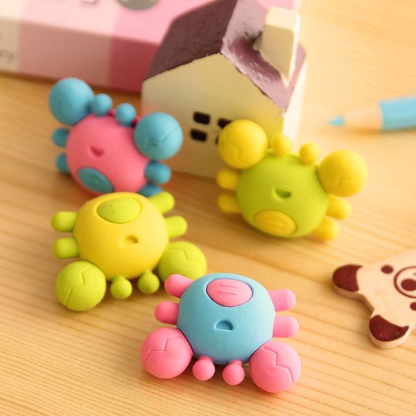 wholesale-1 pcs 3d kawaii crab cute korean stationery pencil eraser school office correction supplies erasers for kids student gift
wholesale-1 pcs 3d kawaii crab cute korean stationery pencil eraser school office correction supplies erasers for kids student gift