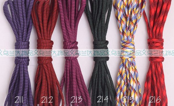 Wholesale-100m 100% Nylon 550 Paracord Mil-spec Type Iii Parachute Cord Lanyard Rope 7 Strand 75 Colors Choices