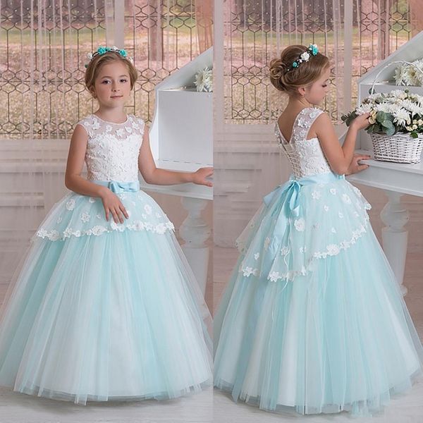2017 blue princess flower girls dresses for weddings peplum sheer neck girls pageant dress lace up back party communion dress with sash, White;blue
2017 blue princess flower girls dresses for weddings peplum sheer neck girls pageant dress lace up back party communion dress with sash, White;blue