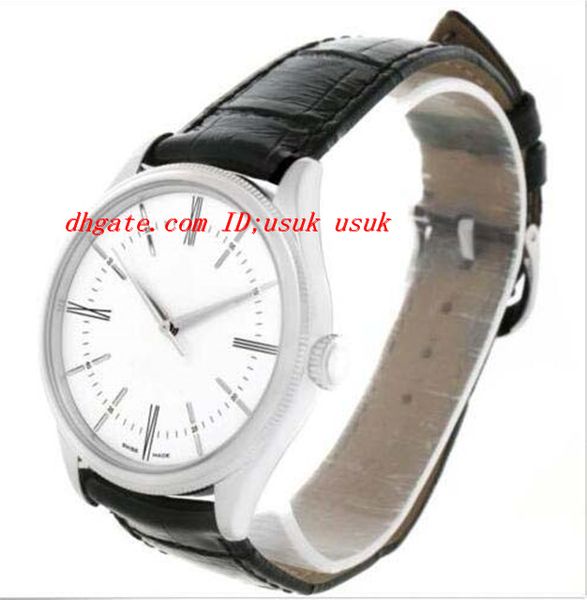 luxury wristwatch 18k white gold white dial automatic mens watch 50509 mens watch men's watches quality, Slivery;brown
luxury wristwatch 18k white gold white dial automatic mens watch 50509 mens watch men's watches quality, Slivery;brown