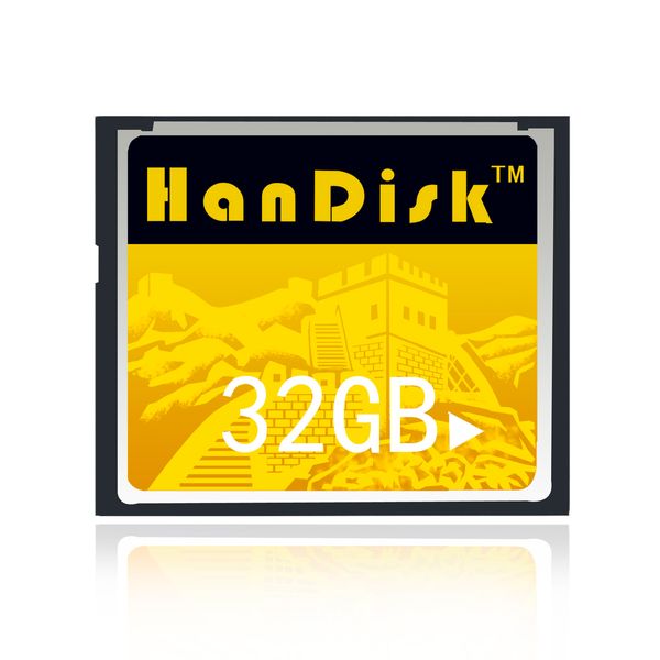 

HanDisk 100% реальная емкость флэш-карты CF 128GB 64GB 32GB высокоскоростной CF карты памяти 1000X