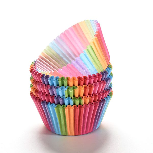 rainbow color cupcake liner baking cup cupcake paper muffin cases cake box cup tray cake mold decorating tools 100 pcs/set
rainbow color cupcake liner baking cup cupcake paper muffin cases cake box cup tray cake mold decorating tools 100 pcs/set