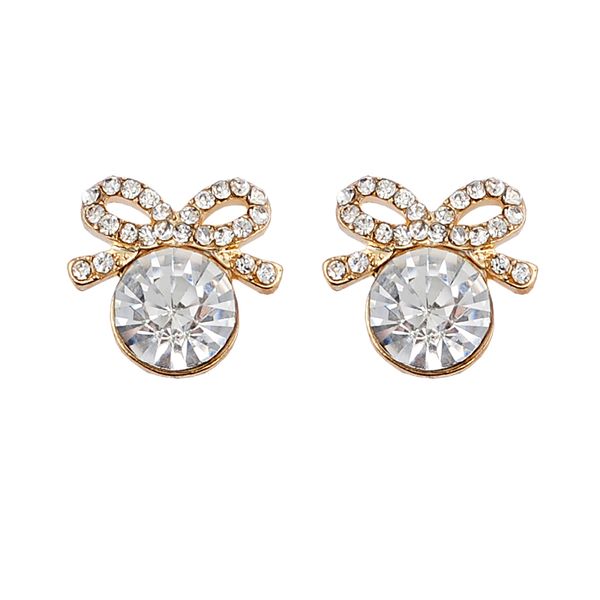 the new popular ladies bow diamond earrings 100% environmentally friendly materials / kc gold plated 1pair / lot lot drop shipping, Golden;silver 
the new popular ladies bow diamond earrings 100% environmentally friendly materials / kc gold plated 1pair / lot lot drop shipping, Golden;silver