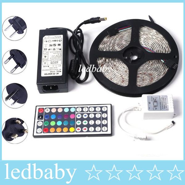 5050 rgb waterproof ip65 5m 300leds led strips 60leds/m + 44key remote controller +12v 6a power supply with eu/au/uk/us plug
5050 rgb waterproof ip65 5m 300leds led strips 60leds/m + 44key remote controller +12v 6a power supply with eu/au/uk/us plug