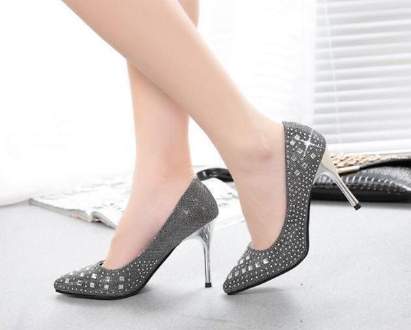 spring autumn new fashion documentary shoes pointed high-heeled shoes fine silver bride wedding shoes ing, Black
spring autumn new fashion documentary shoes pointed high-heeled shoes fine silver bride wedding shoes ing, Black