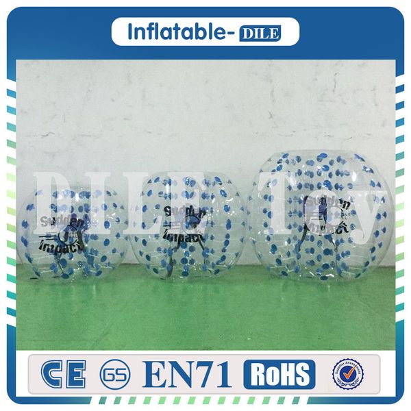 0.8mm Pvc 1.5m Bubble Football /bubble Soccer Ball/ Inflatable Bumper Ball For Sale