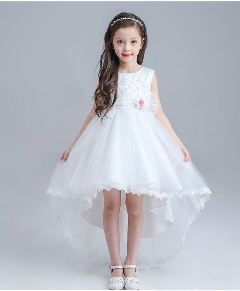 white flower girl dresses for weddings sleeveless tutu elegant trailing gown girl dresses for wedding evening party ing, White;blue
white flower girl dresses for weddings sleeveless tutu elegant trailing gown girl dresses for wedding evening party ing, White;blue