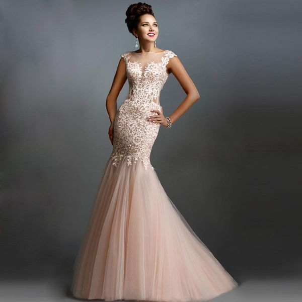 Sexy Lace Elegant Mermaid Prom Dresses 2019 Long Evening Dress for Prom O-Neck Cap Sleeve formal longo Robe de soiree Custom Made
Sexy Lace Elegant Mermaid Prom Dresses 2019 Long Evening Dress for Prom O-Neck Cap Sleeve formal longo Robe de soiree Custom Made