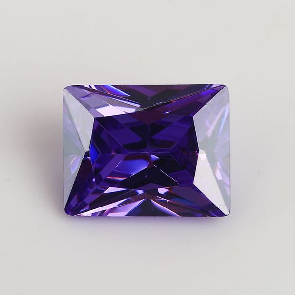 2x3~13x18mm 5a grade violet color rectangle shape cubic zirconia stone princess cut loose cz stone synthetic gems, Black
2x3~13x18mm 5a grade violet color rectangle shape cubic zirconia stone princess cut loose cz stone synthetic gems, Black