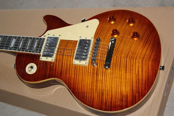 Real one piece mahogany body one piece neck ebony fingerboard fret binding cu tom hop 1959 r9 iced tea unbur t tandard electric guita
Real one piece mahogany body one piece neck ebony fingerboard fret binding cu tom hop 1959 r9 iced tea unbur t tandard electric guita