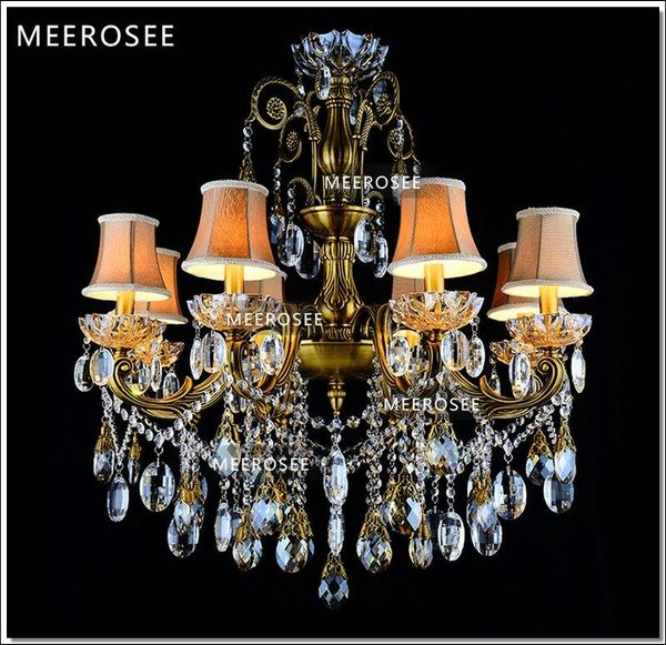 8 arms bronze finished antique crystal chandelier lingting luxurious brass crystal lamp lustre suspension light md8504 d750mm h750mm
8 arms bronze finished antique crystal chandelier lingting luxurious brass crystal lamp lustre suspension light md8504 d750mm h750mm