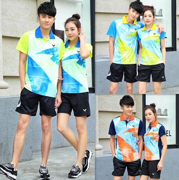 new victor badminton wear sets,polyester breathable quick-drying table tennis jersey t-shirts ,badminton shorts and shirt suits sets, White;yellow
new victor badminton wear sets,polyester breathable quick-drying table tennis jersey t-shirts ,badminton shorts and shirt suits sets, White;yellow