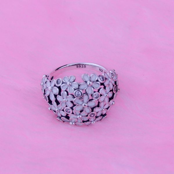 fit for pandora jewelry authentic 925 sterling silver rings with cubic zirconia silver daisy ring white enamel diy charms european style new
fit for pandora jewelry authentic 925 sterling silver rings with cubic zirconia silver daisy ring white enamel diy charms european style new